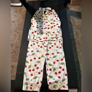 Nick & Nora Cherries Blueberry Pajama Set